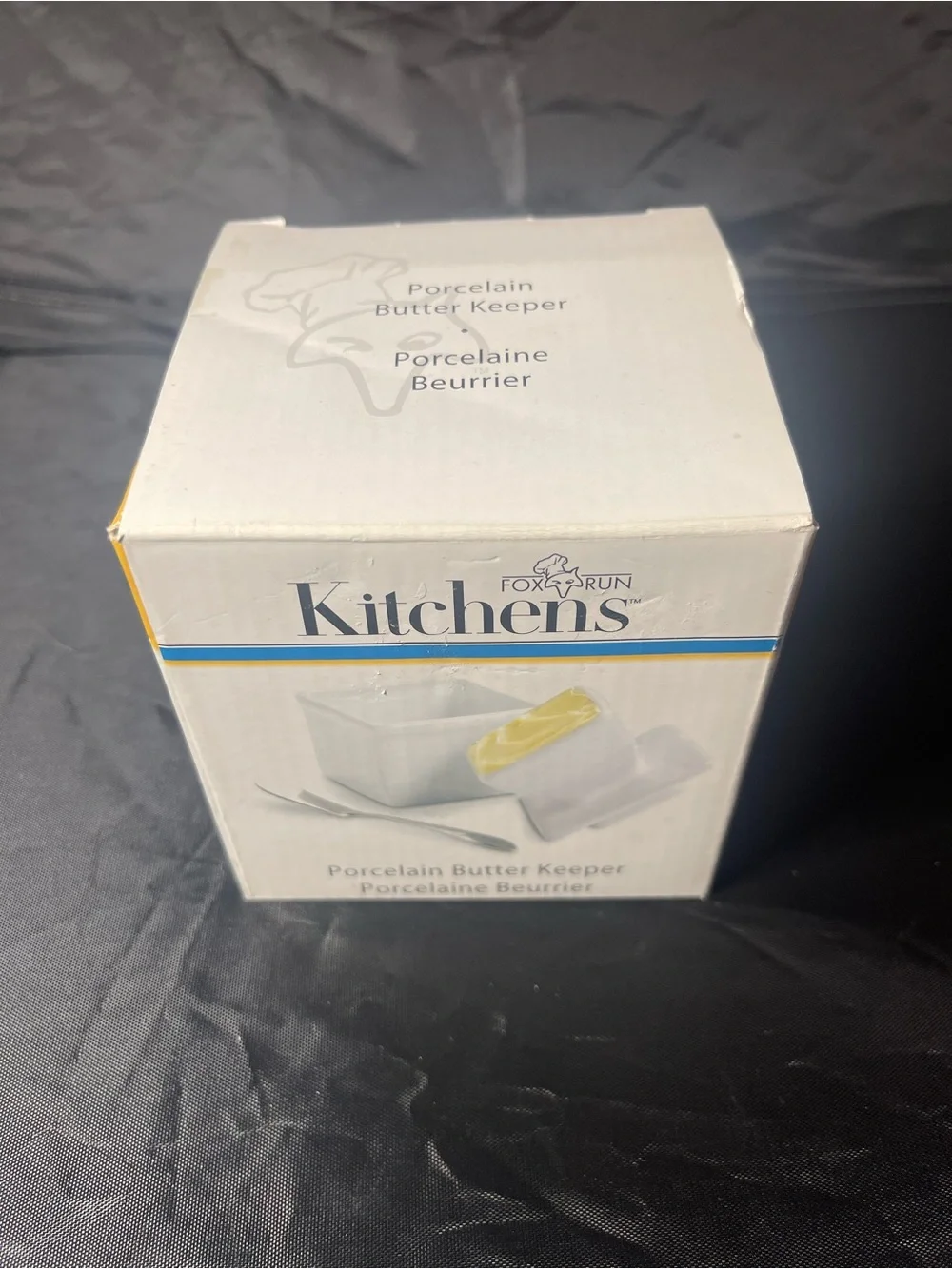 Porcelain Butter Keeper - White